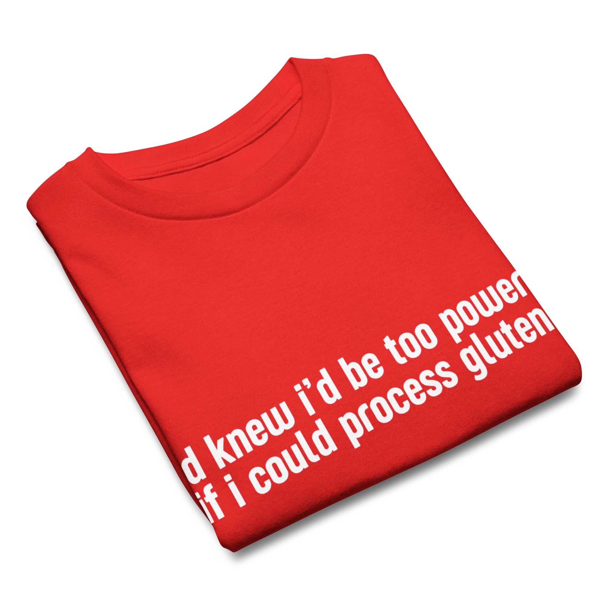 Too Powerful if I Could Process Gluten Baby Tee - Image 3