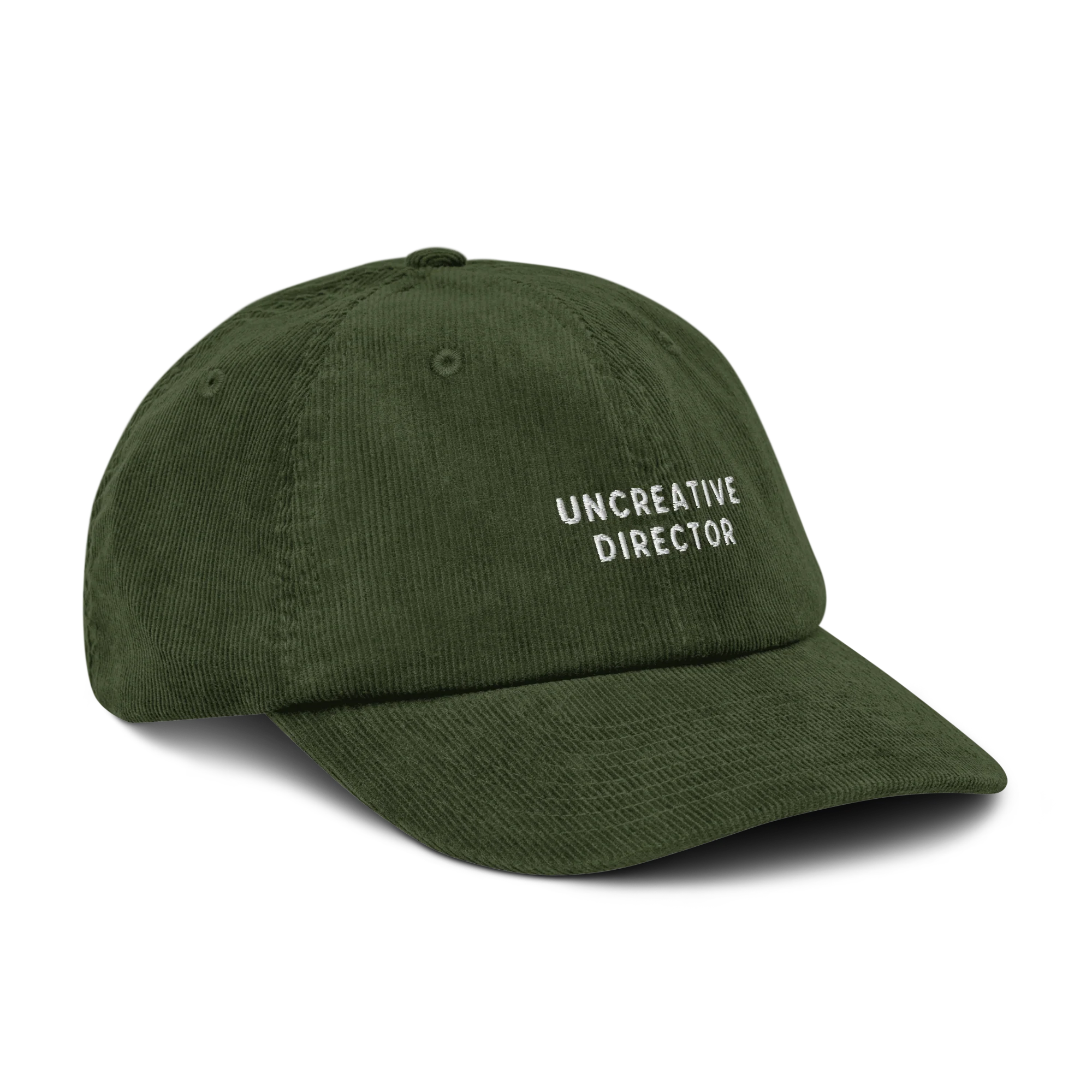 Uncreative Director Embroidered Corduroy Hat - Image 10