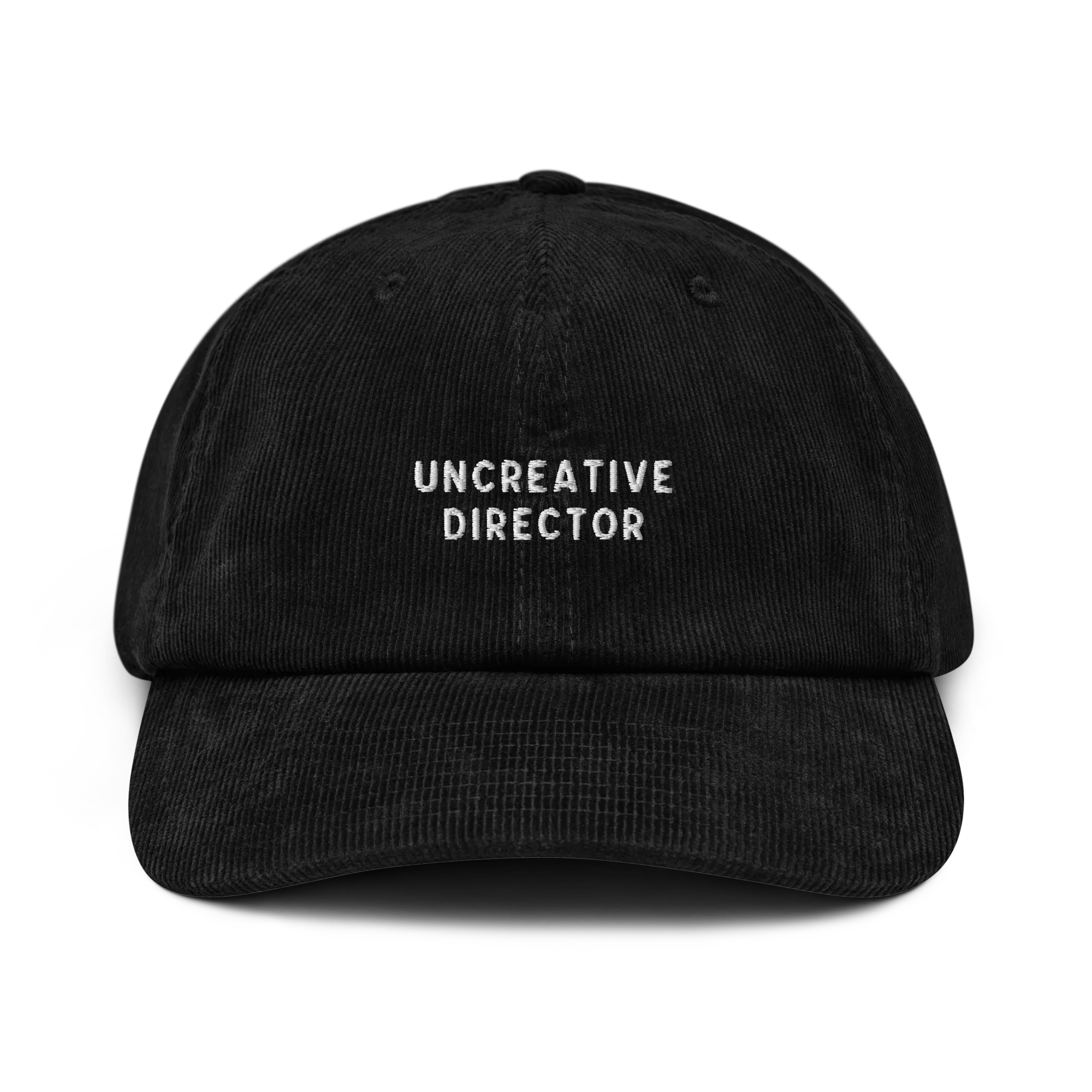 Uncreative Director Embroidered Corduroy Hat - Image 7