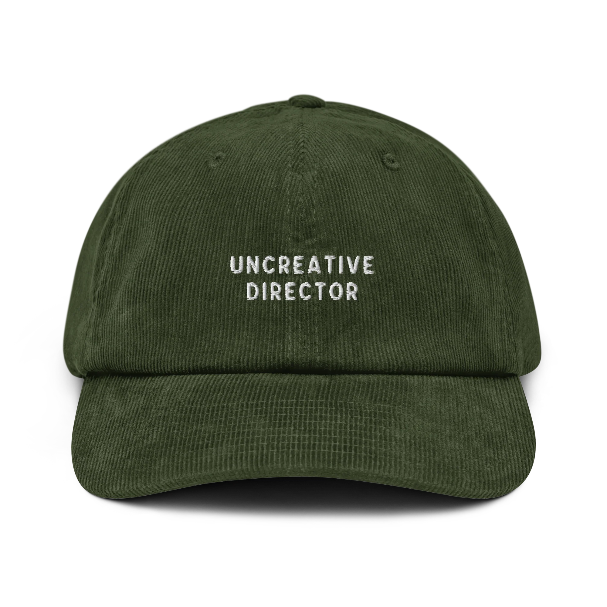 Uncreative Director Embroidered Corduroy Hat - Image 8