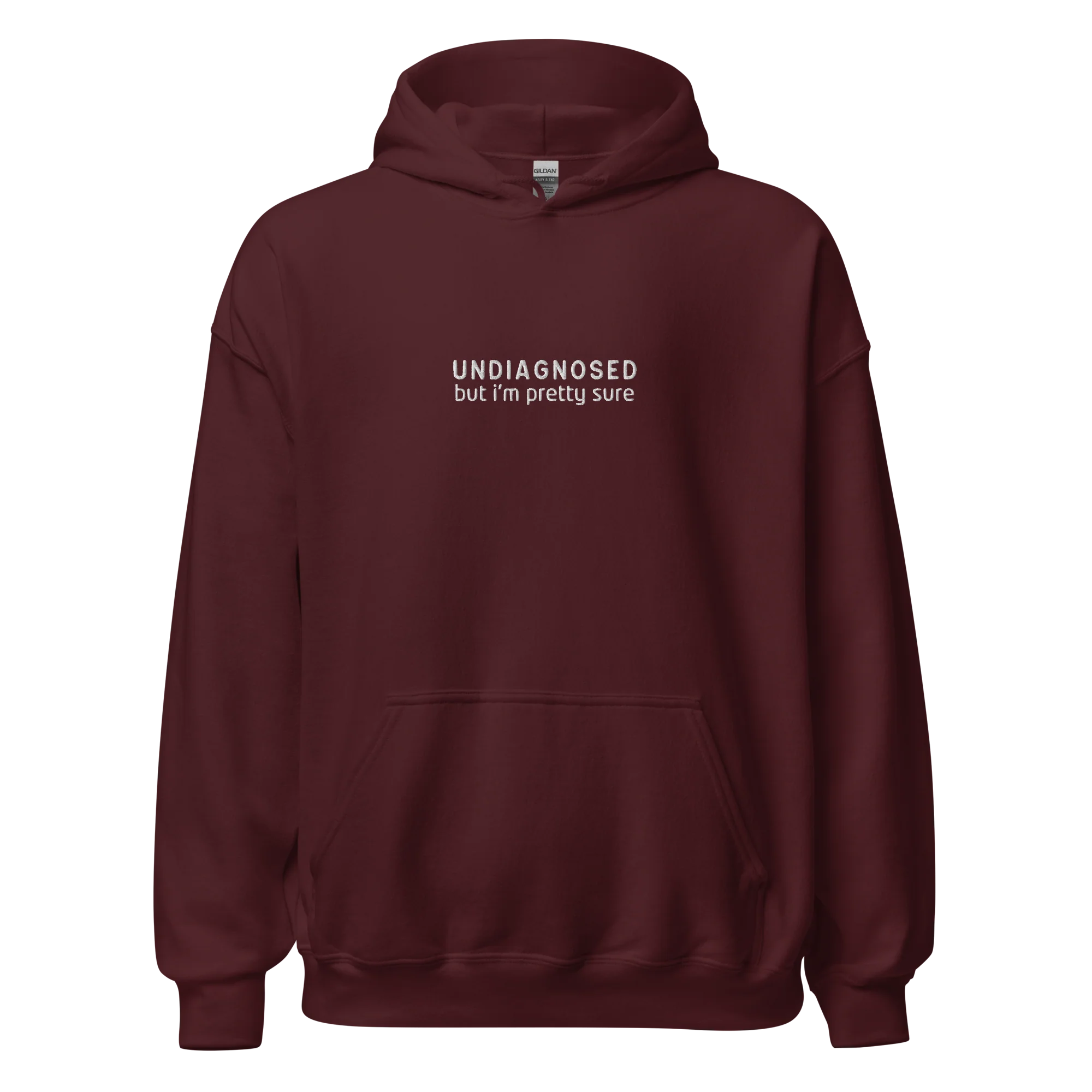 Undiagnosed But I'm Pretty Sure Embroidered Hoodie - Image 9