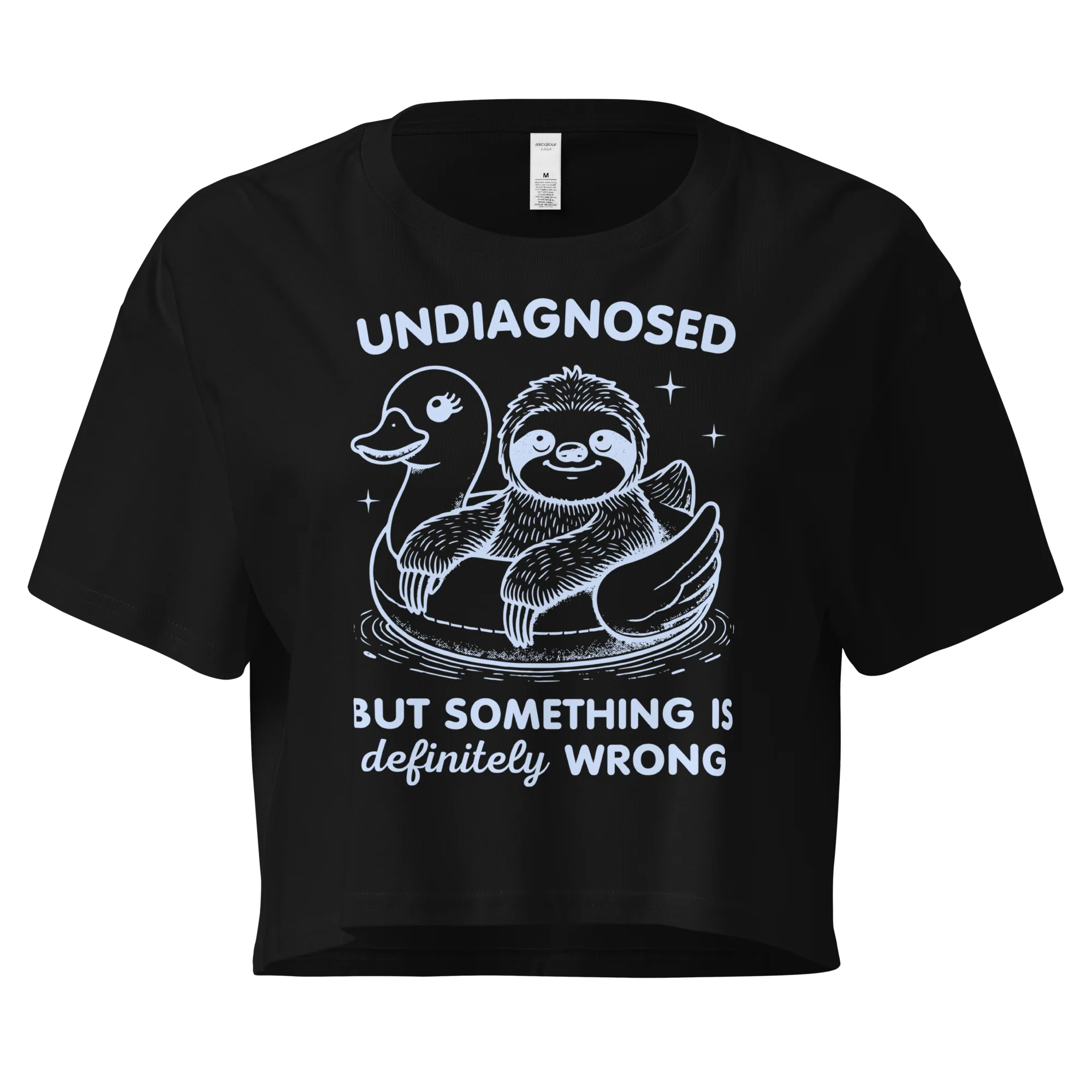 Undiagnosed But Something is Wrong Crop Tee - Image 6