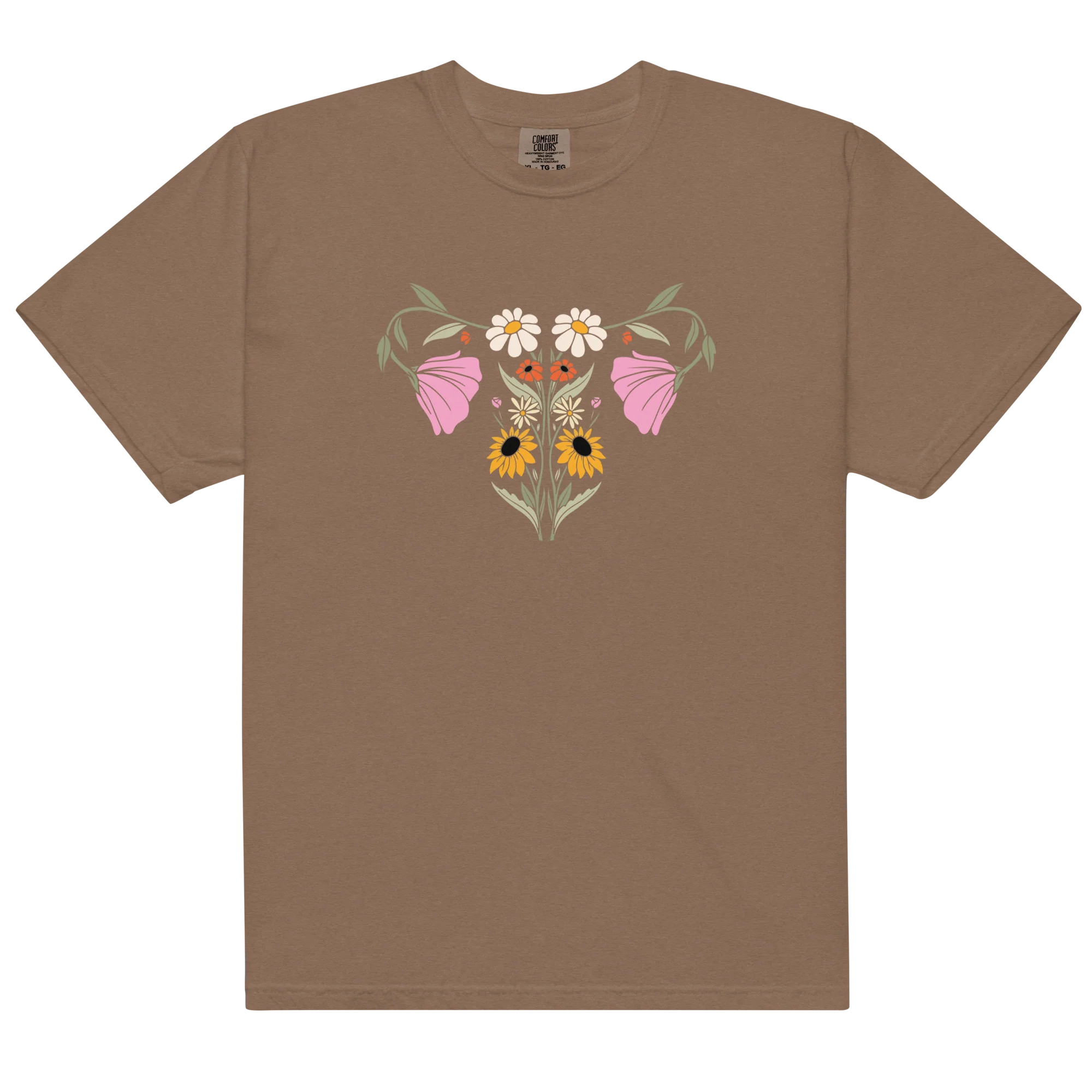 Uterus in Bloom Feminist Classic T-Shirt - Image 13