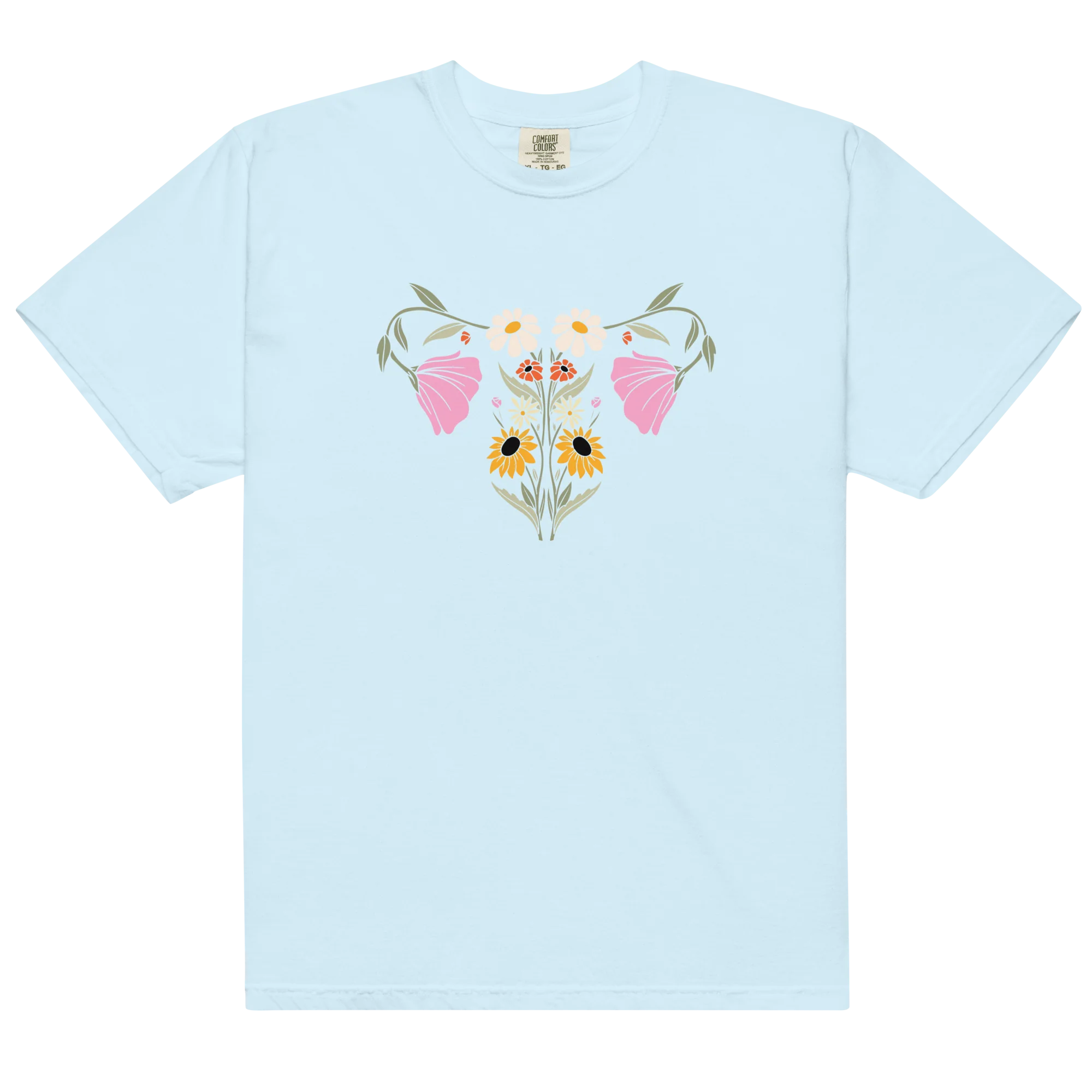 Uterus in Bloom Feminist Classic T-Shirt - Image 4