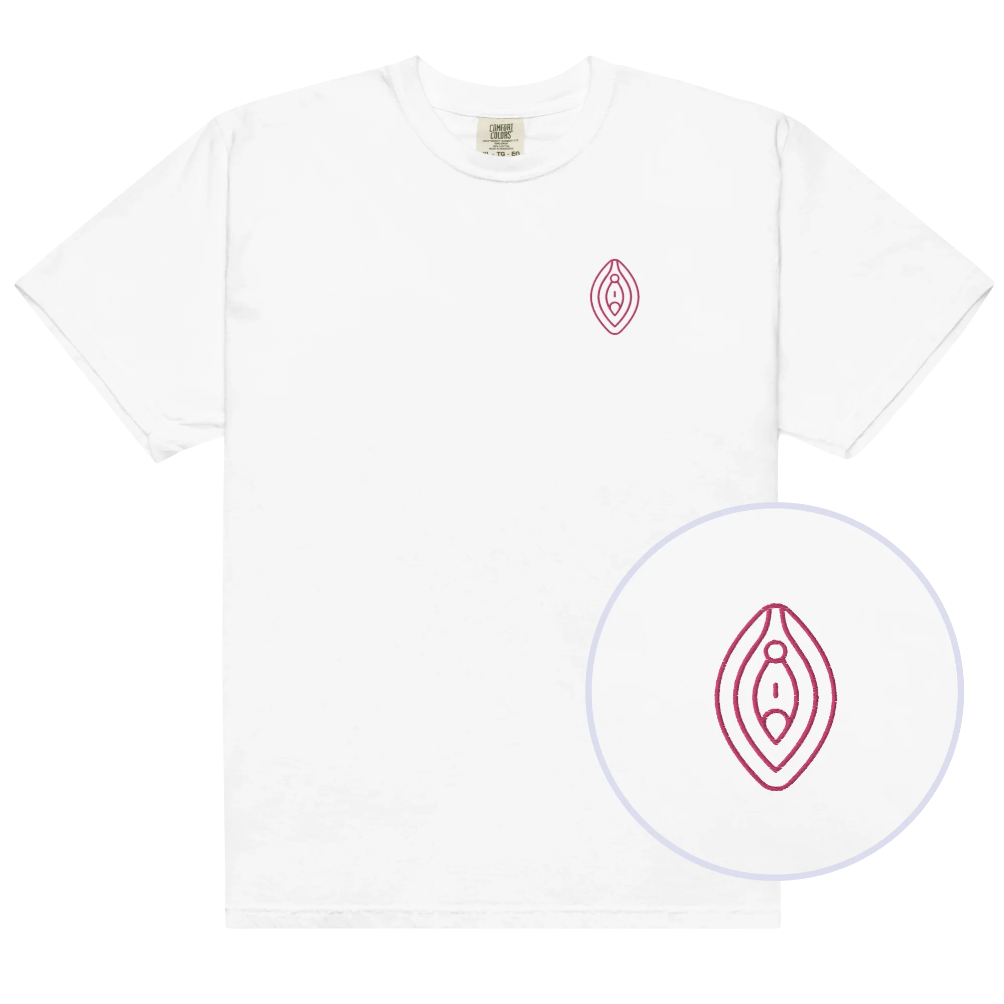 Viva La Vulva Embroidered Classic T-Shirt