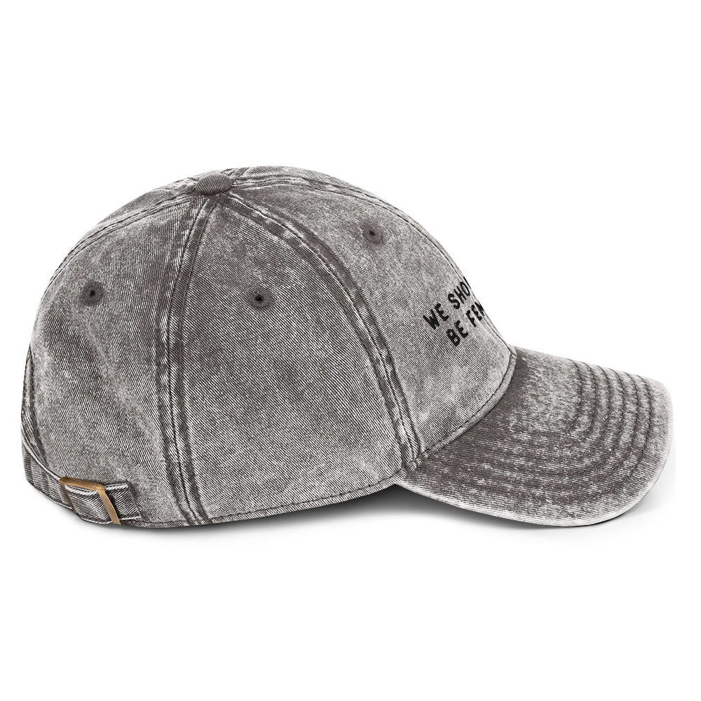 We Should All Be Feminists Embroidered Vintage Cap - Image 9