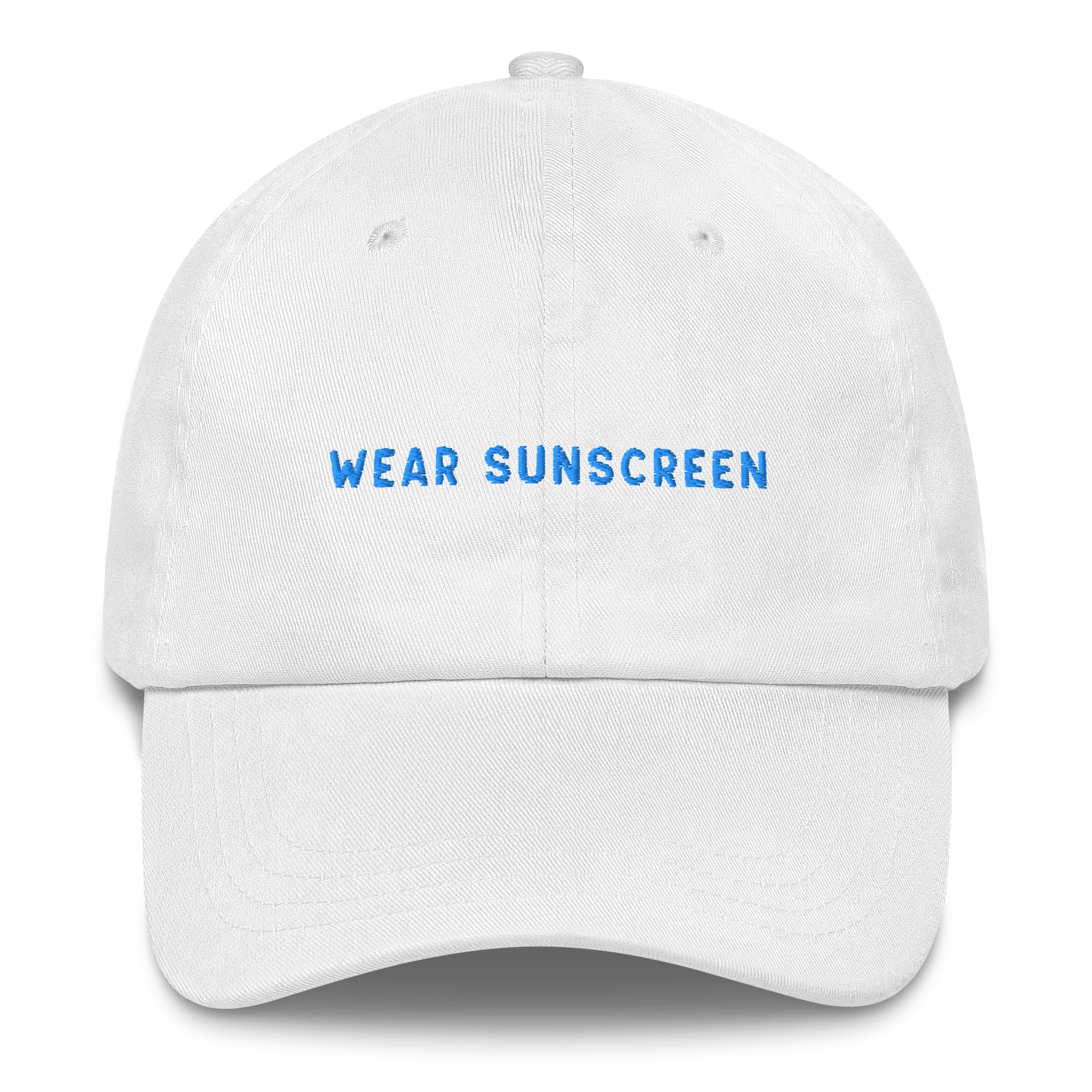 Wear Sunscreen Embroidered Cap - Image 3