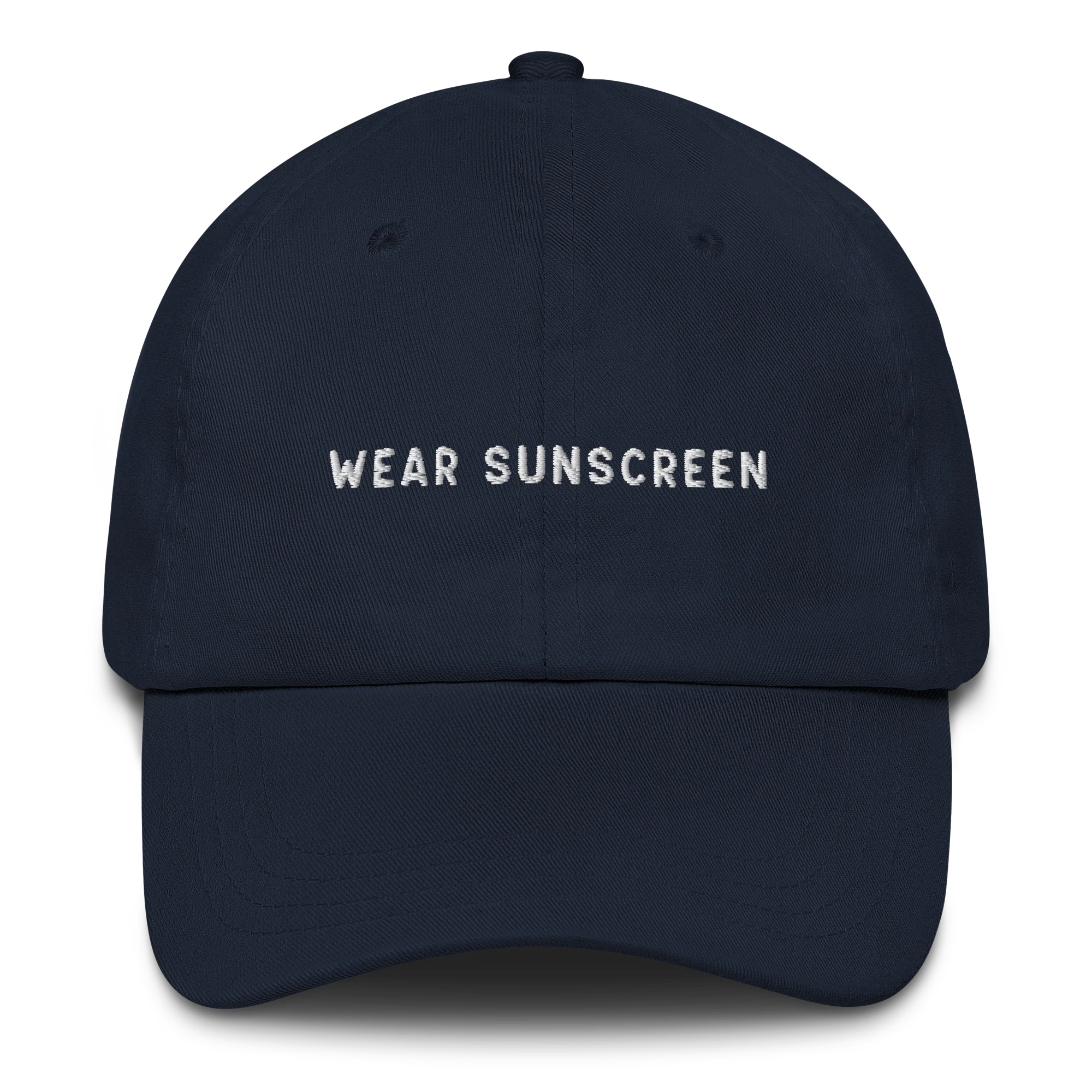 Wear Sunscreen Embroidered Cap - Image 4