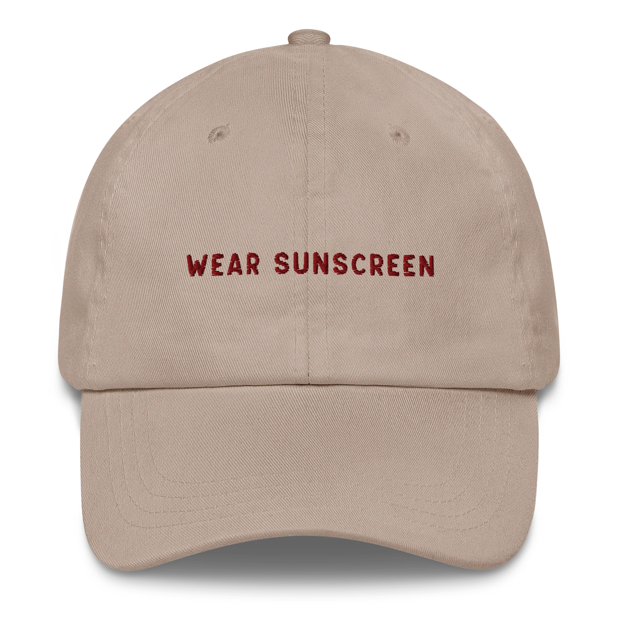 Wear Sunscreen Embroidered Cap - Image 8