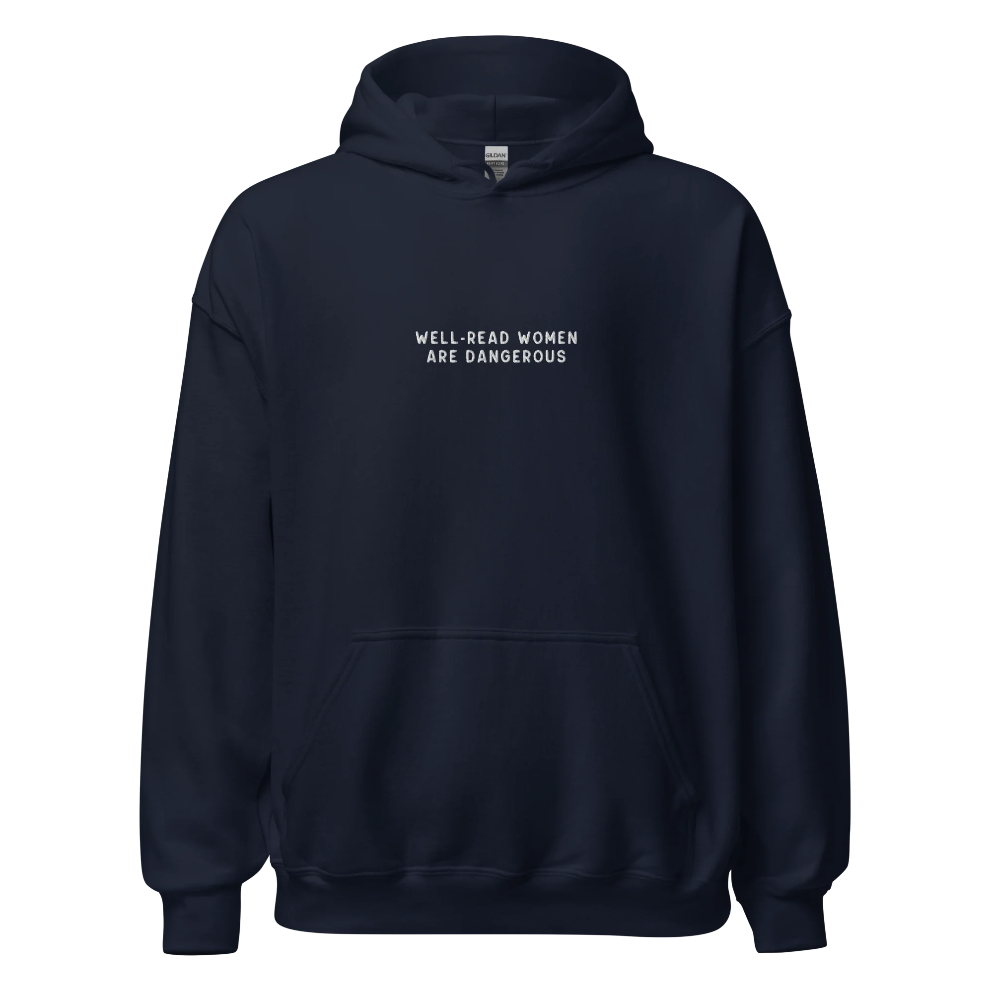 Well-Read Women Are Dangerous Embroidered Hoodie - Image 11