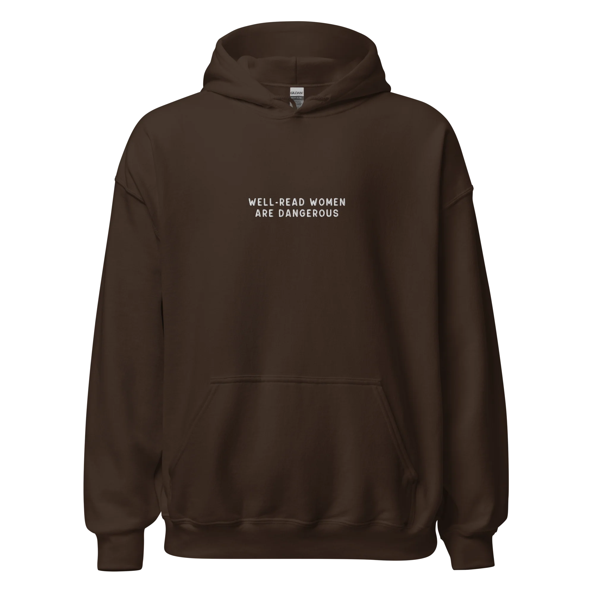 Well-Read Women Are Dangerous Embroidered Hoodie - Image 12