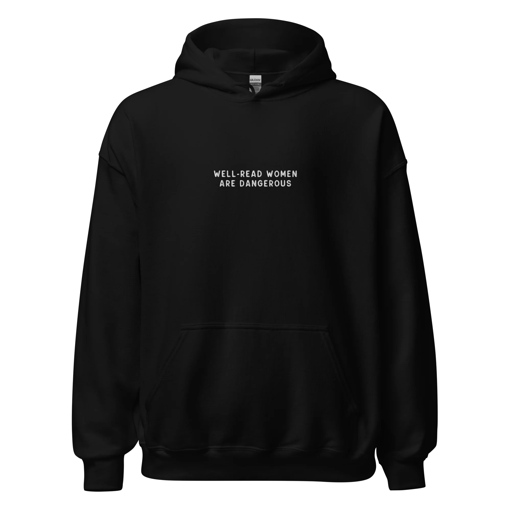 Well-Read Women Are Dangerous Embroidered Hoodie - Image 7