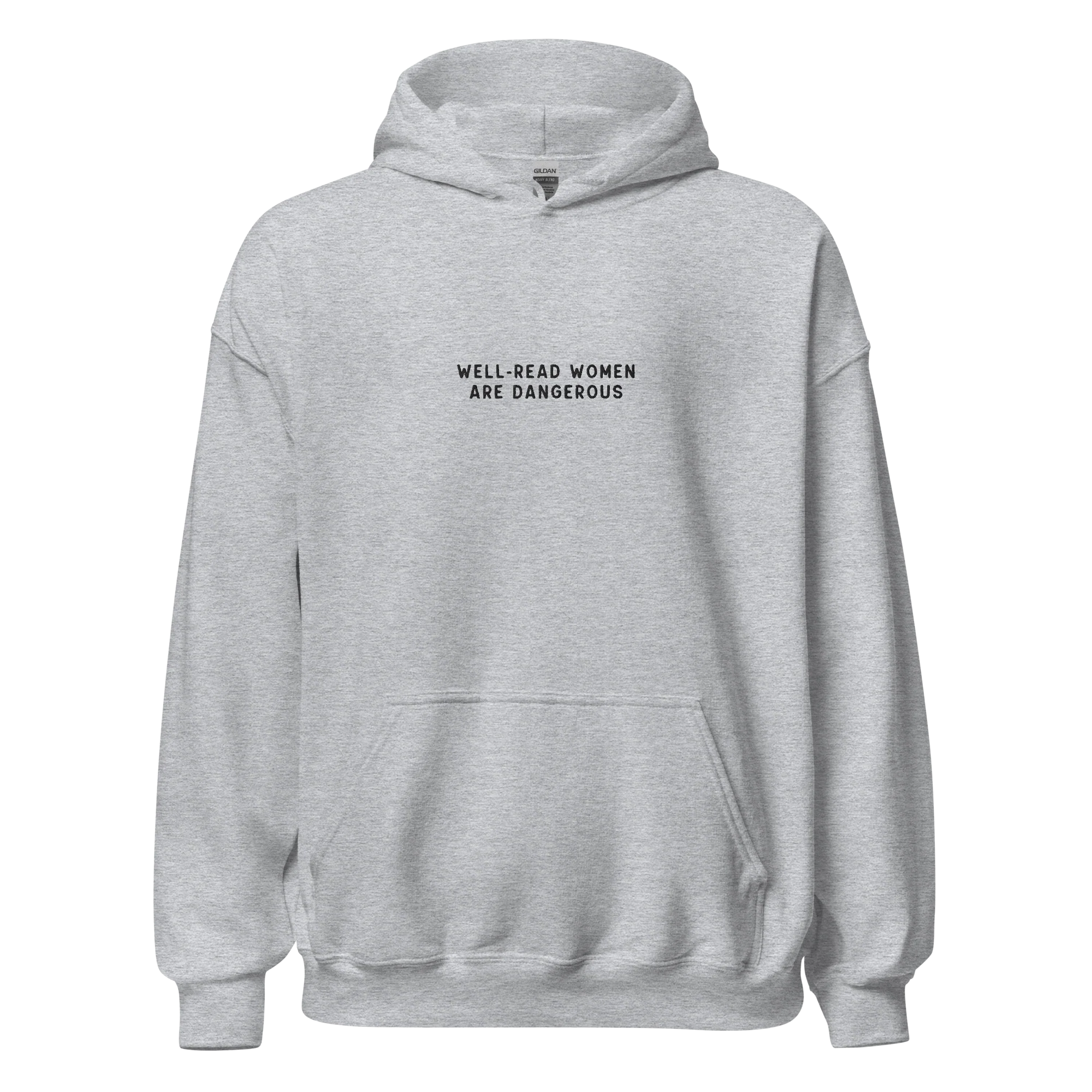 Well-Read Women Are Dangerous Embroidered Hoodie - Image 9