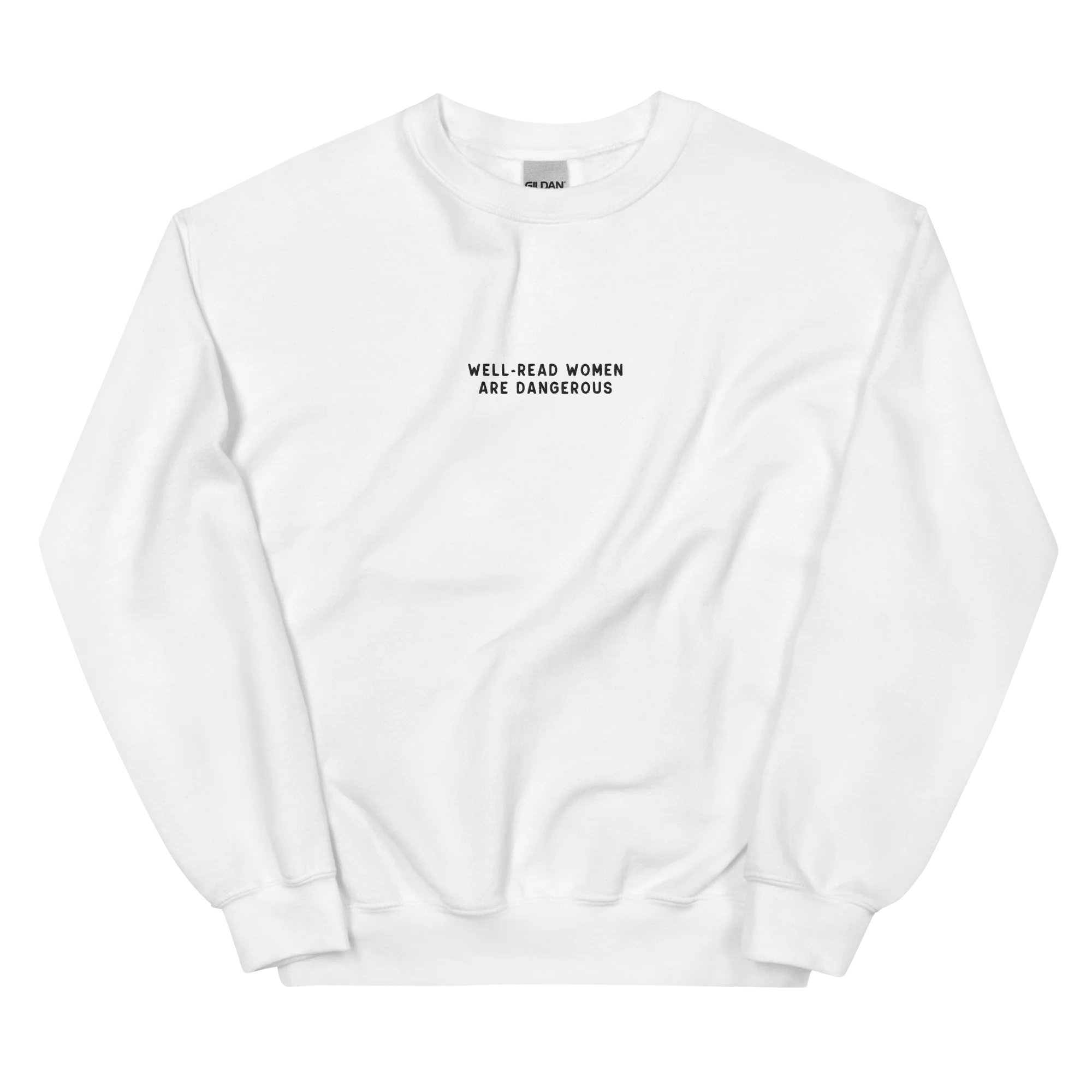 Well-Read Women Are Dangerous Embroidered Sweatshirt - Image 3