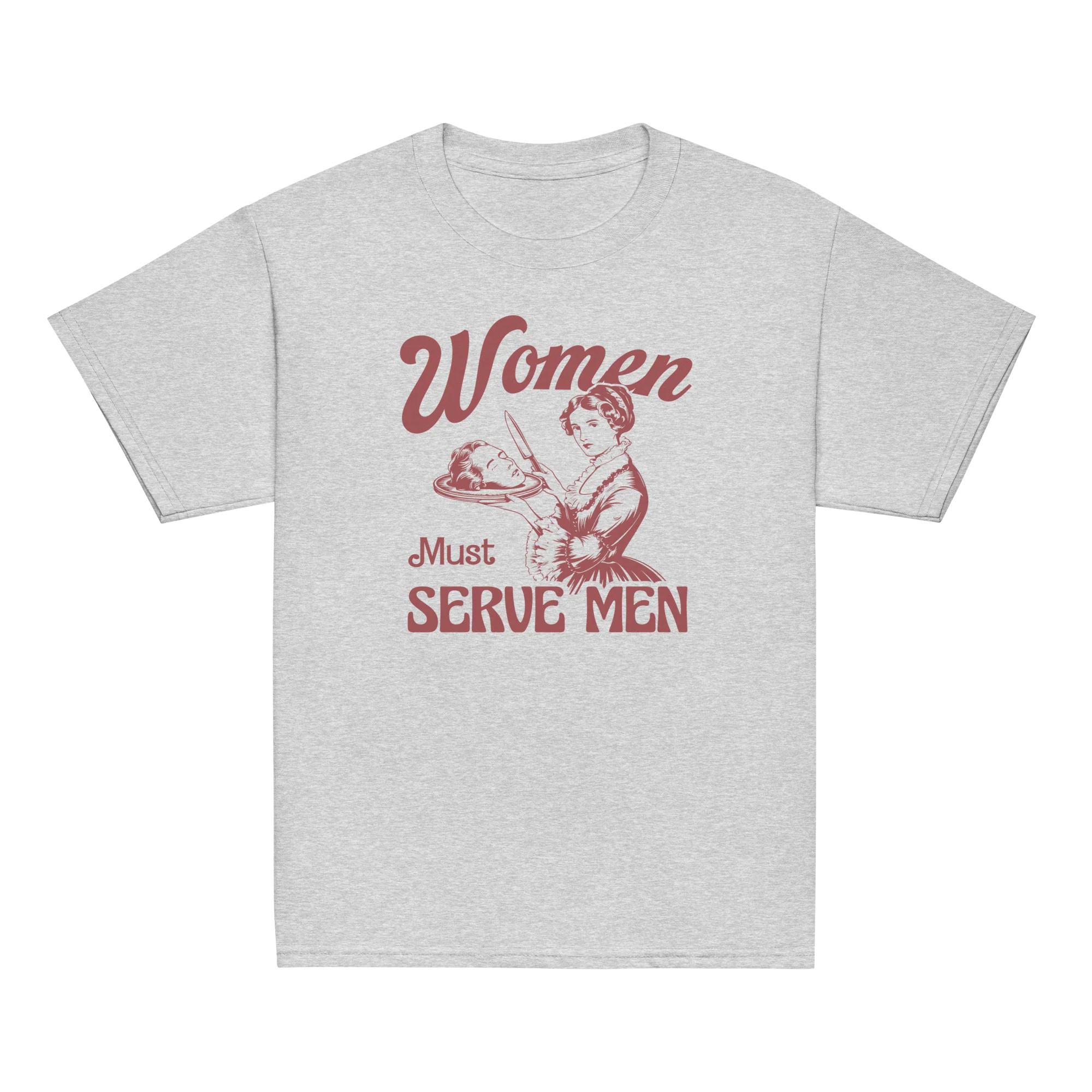 Women Must Serve Men Feminist Baby Tee - Image 6