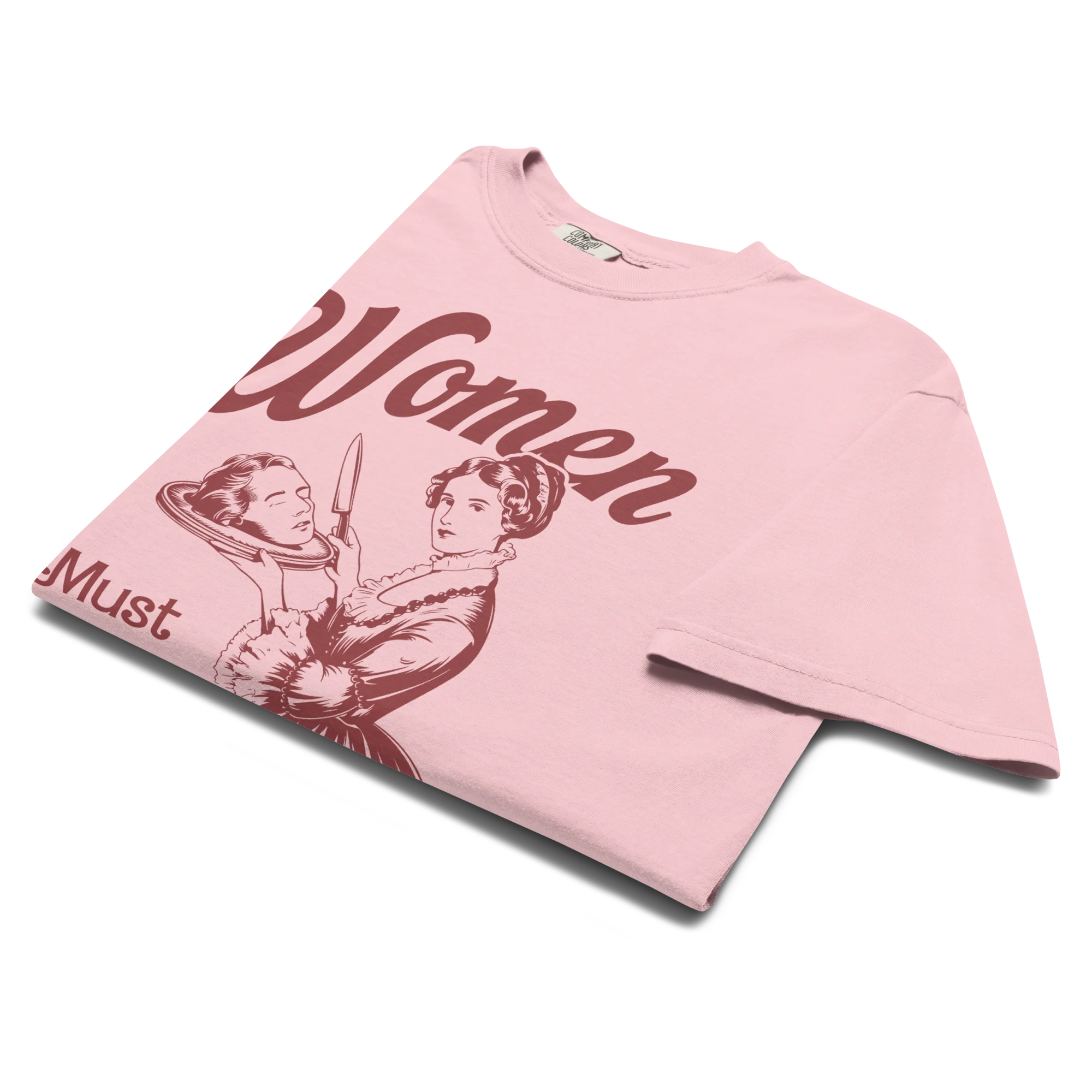 Women Must Serve Men Feminist Classic T-Shirt - Image 11