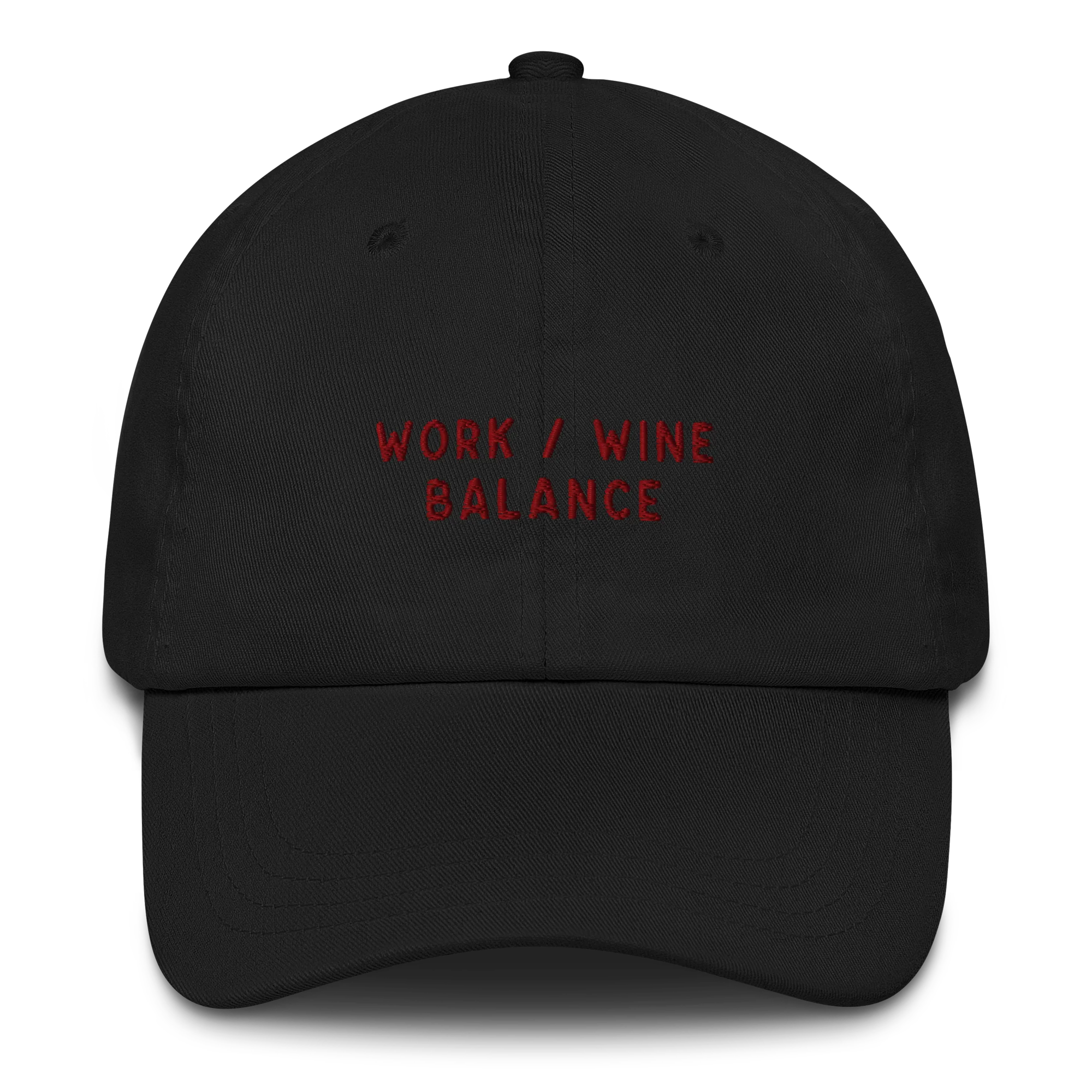 Work / Wine Balance Embroidered Cap - Image 10