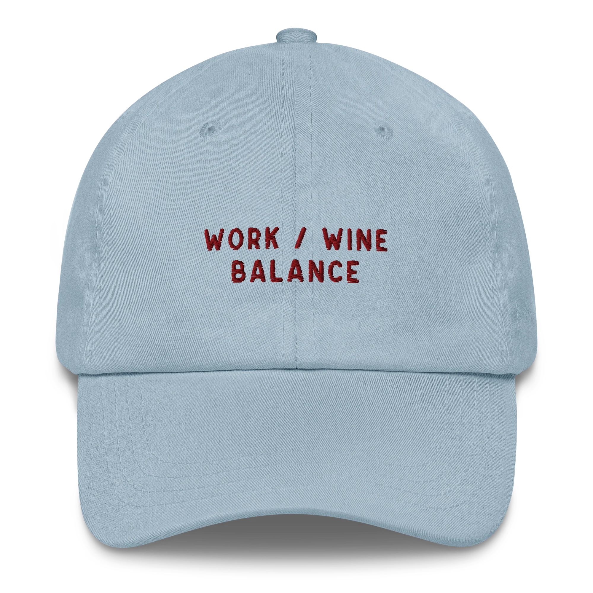 Work / Wine Balance Embroidered Cap - Image 4