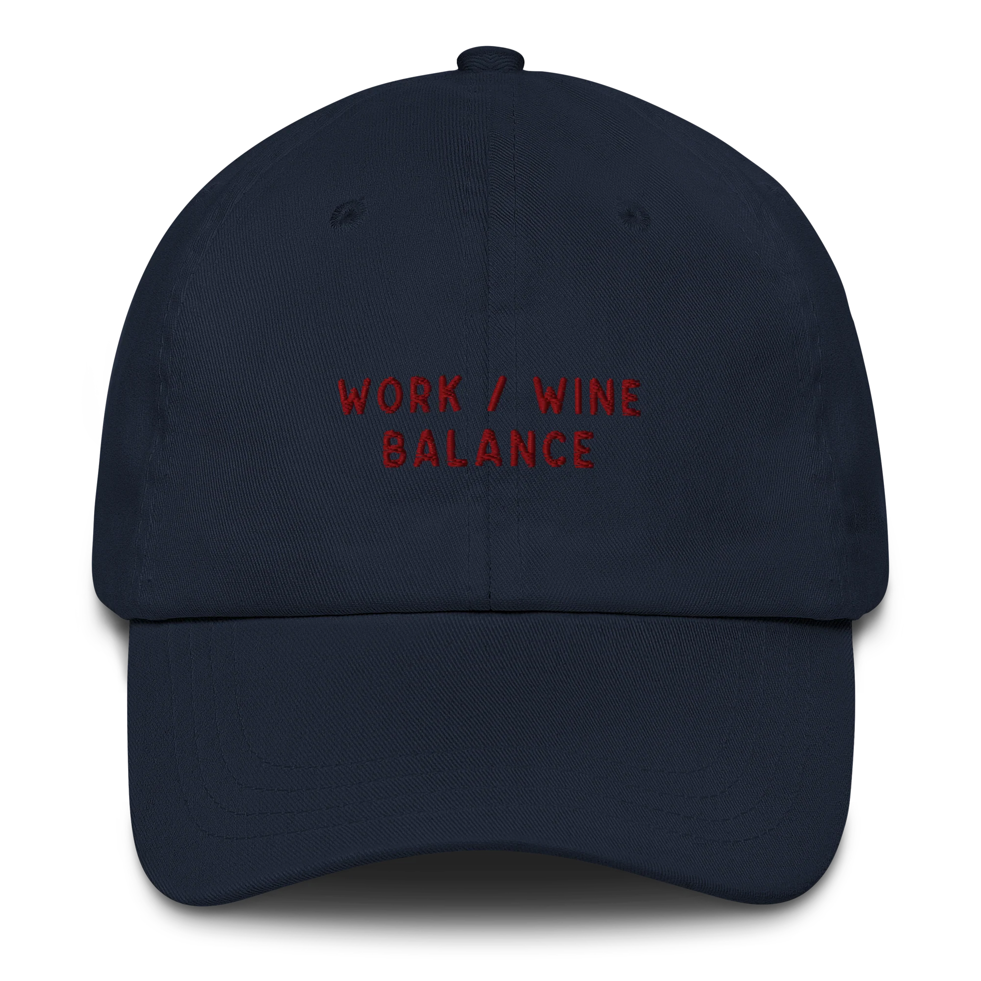 Work / Wine Balance Embroidered Cap - Image 5