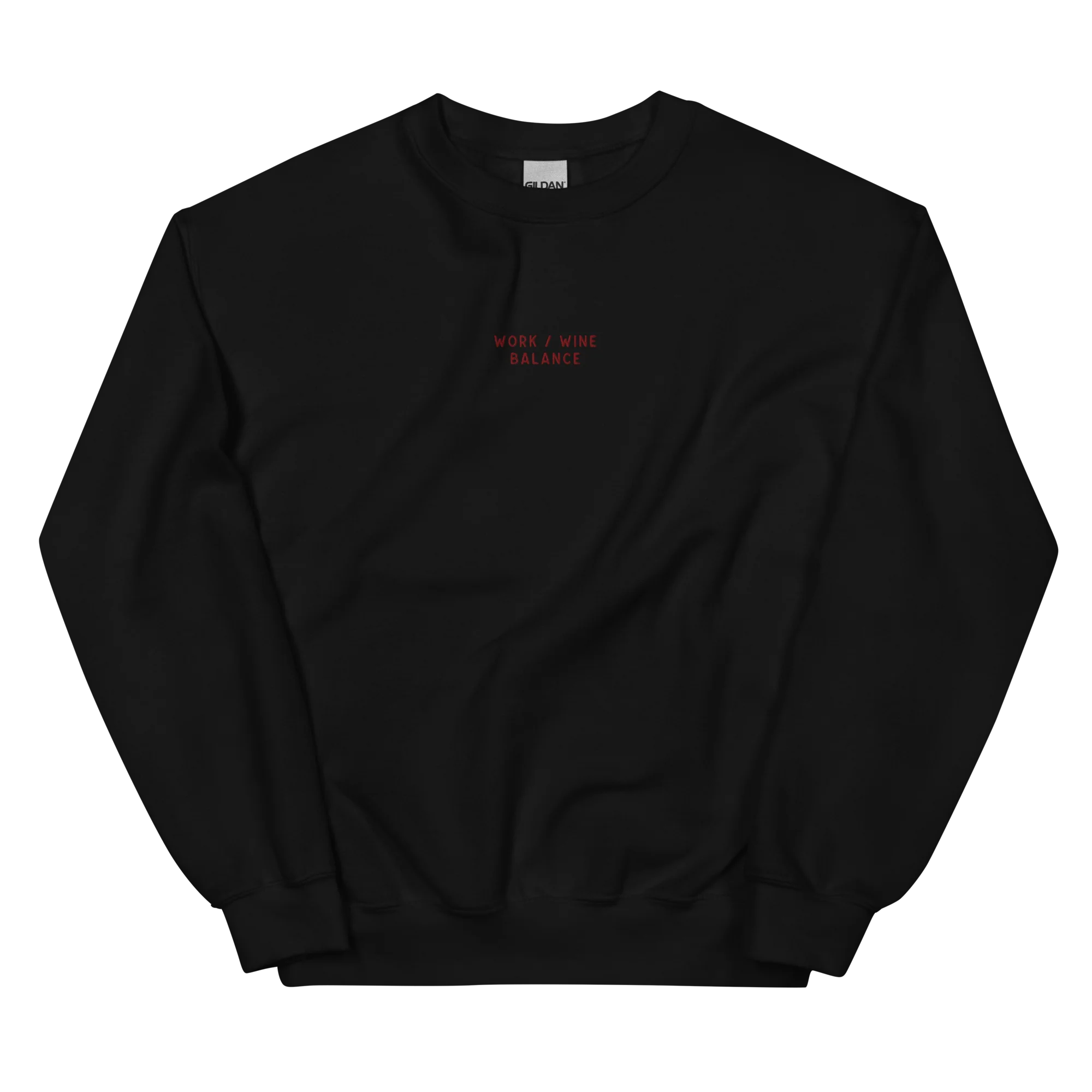 Work / Wine Balance Embroidered Sweatshirt - Image 11